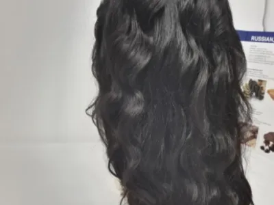 Curly ponytail